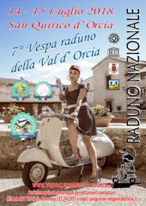 Volantino Vespa raduno 2018